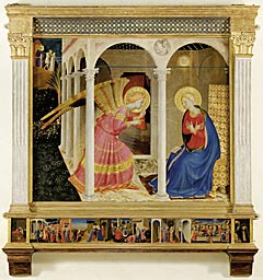 Beato Angelico, Annunciazione - Cortona, Museo Diocesano