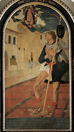 Bartolomeo della Gatta, San Rocco davanti alla Fraternita dei Laici - Arezzo, Museo Nazionale d