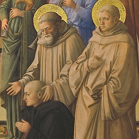 Gregorio Marsuppini con san Benedetto e san Gregorio Magno (3 di 4)