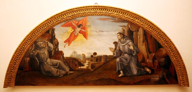 Luca Signorelli (attr.), San Francesco riceve le stimmate